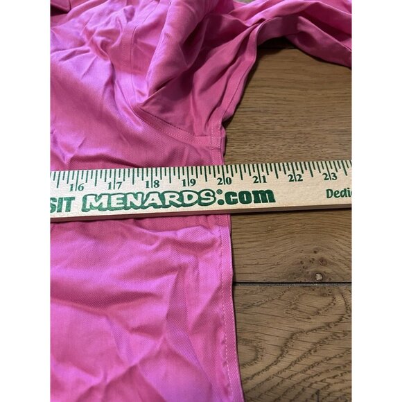 Psycho Bunny Modern Fit Stretch Non Iron Pink Long Sleeve Button Shirt Size 15.5 - Picture 4 of 16